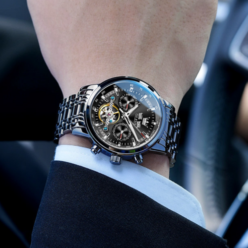 Automatic Skeleton Watch – Men's Visible Movement