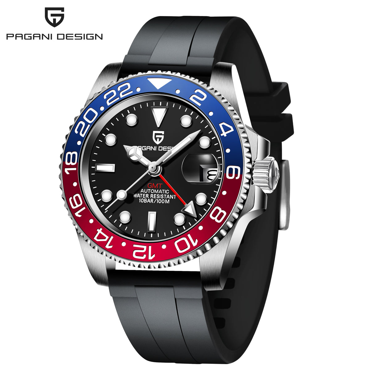 PAGANI DESIGN — Men's GMT Automatic Watch
