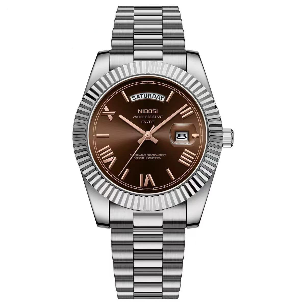 Classic Retro Calendar Watch — Vintage Style