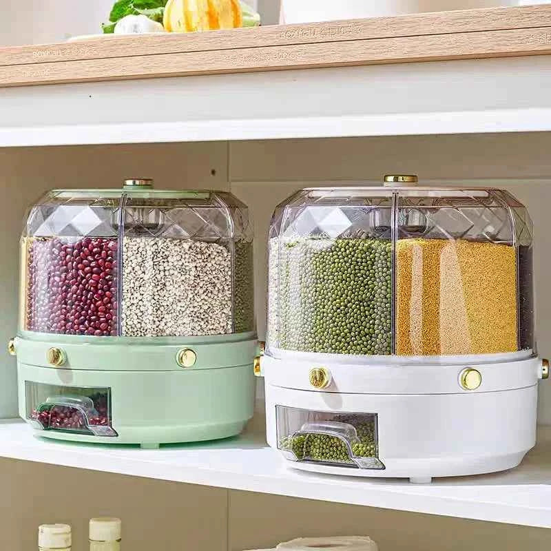 360° Rotating Rice & Grain Dispenser