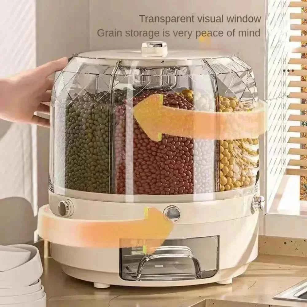 360° Rotating Rice & Grain Dispenser
